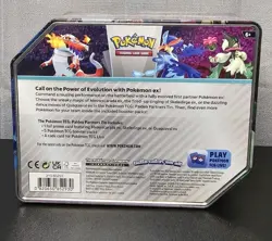 Pokemon TCG Paldea Partners Tin Meowscarada ex Brand New Sealed Unopened Tin - Image 3