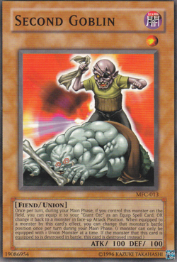 Second Goblin - MFC-013 - Common - Unlimited Edition - Moderately Played - Image 1