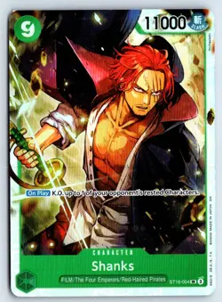 Shanks (Reprint) ST16-004 One Piece Premium Booster -The Best- Vol. 2 NM - Image 1