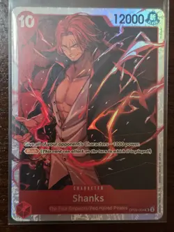 Shanks OP09-004 SR | Emperors in the New World | One Piece TCG | English - Image 1