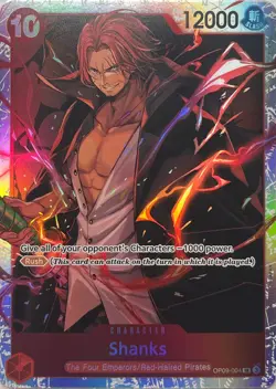 Shanks SR OP09-004 - Emperors in the New World - One Piece TCG - Image 1