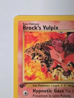 Pokemon TCG Brock's Vulpix Gym Challenge Card 37/132 1st Edition LP Vintage WOTC - Image 4