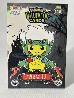 PIKACHU PONCHO HALLOWEEN 2025 - POKEMON CARDS ( PSA , CGC , BGS , TAG ) - Image 1