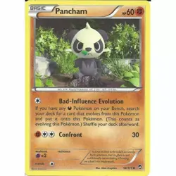59/111 Pancham Uncommon: Pokemon Trading Card Game XY-03 Furious Fists - Image 1