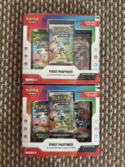 Pokemon TCG: First Partner Illustration Collection Series 2 -Brand New Sealed X2 - Image 1
