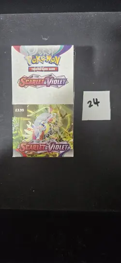 Pokemon TCG Scarlet and Violet Base Set Half Booster Box (18 Boosters) - Image 1