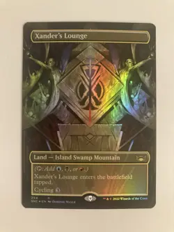 MTG Xander’s Lounge - (Borderless) Foil - Streets of New Capenna (SNC) #294 - Image 1