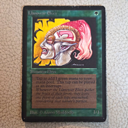 Wizards of the Coast Llanowar Elves Limited Edition Beta Regular EN 1993 Common - Image 1