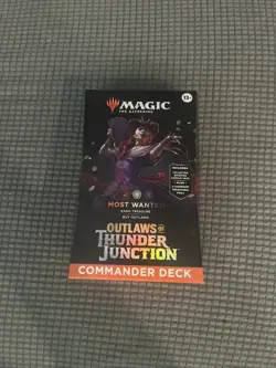 MTG Most Wanted *New Sealed* Outlaws Of Thunder Junction 2024 Commander Deck - Image 1