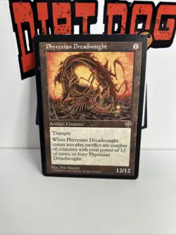 Wizards of the Coast MTG Phyrexian Dreadnought Mirage Rare Regular 12/12 ENG - Image 1