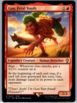 Gau, Feral Youth - 55 - Commander: FINAL FANTASY - MTG - NM - B2G1 - Image 1