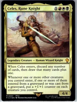 Celes, Rune Knight - 1 - Commander: FINAL FANTASY - MTG - NM - B2G1 - Image 1
