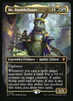 Commander: Bloomburrow #3 Ms. Bumbleflower (Borderless) - Image 1