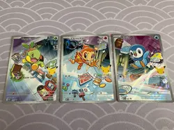 Pokemon TCG First Partner Illustration Collection Series 1 Gen 4 Sinnoh Full Set - Image 1