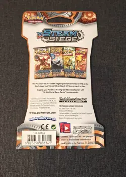 Pokemon XY Steam Siege Sleeved Booster Pack New Sealed TCG Seige - Image 2