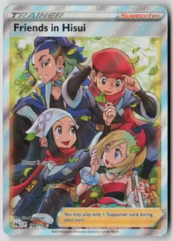 Friends in Hisui 148/159 Ultra Rare Crown Zenith Pokemon Holo HP - Image 1