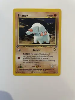 Pokemon TCG - Phanpy 43/111 1st Edition - WOTC Neo Genesis - Image 1