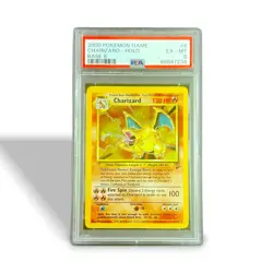 2000 Pokemon Base Set 2 Charizard Holo #4 PSA 6 - Image 1