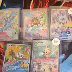 Pokemon TCG McDonald's Collection 2021 Holo Lot 5 Popplio Litten Rowlet - Image 1