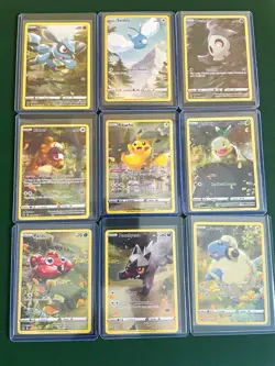 Pokemon TCG Crown Zenith Galarian Gallery 9-Card Connecting Lot GG26-30 Pikachu+ - Image 1