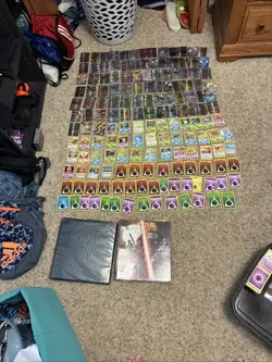 Pokemon TCG Card Collection with Two Full Binders And 1998 Rare Cards - Image 1
