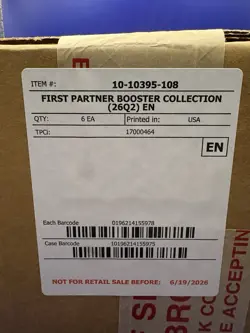 Pokemon TCG First Partner Series 2 Illustration Collection Sealed Case 6 Box New - Image 1