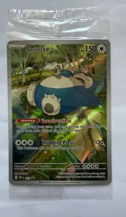 Pokemon 151 Snorlax SVP 051 TCG Scarlet &Violet ETB Black Star Promo Sealed - Image 1