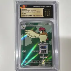 Pokemon TCG Pidgeotto 119/108 Sv3 Art Rare Holo Japanese 2023 CGC 10 - Image 1