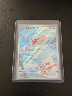 Pokemon TCG Goldeen Illustration Rare Full Art Holo 087/084 EN Pitch Black - Image 1