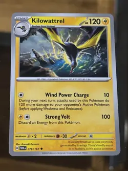 Kilowattrel - 076/167 - Uncommon - Twilight Masquerade Pokemon Card - Image 1