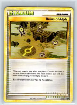 Ruins of Alph 76/90 HGSS Undaunted NM - Image 1