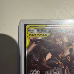 Pokemon TCG Sun & Moon Black Star Promo Umbreon & Darkrai GX SM241 Tag Team NM - Image 3