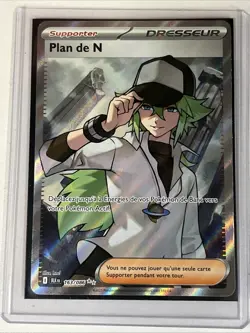 CARTE POKEMON PLAN DE N 163/086 DRESSEUR ALTERNATIVE FOUDRE NOIRE EV10.5 FR - Image 1