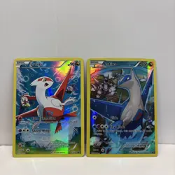 Latios & Latias Pokemon XY79/XY78 Full Art XY LP/NM - Image 1