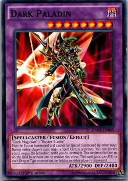 Dark Paladin SDMY-EN043 Structure Deck: Yugi Muto Yu-Gi-Oh MP - Image 1