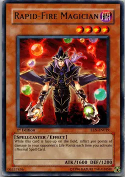 Rapid-Fire Magician EEN-EN019 Rare Elemental Energy Yu-Gi-Oh Unlimited MP - Image 1