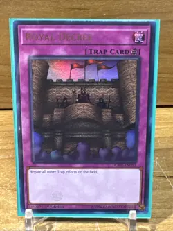 Royal Decree - DUDE-EN051 - Ultra Rare 1st Ed Yugioh - LP - Image 1