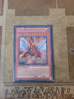 YUGIOH WINGED KURIBOH LV9 LCGX-EN043 SECRET 1ST ED NM - Image 1
