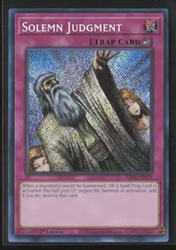 Solemn Judgment SR14-EN038 Structure Deck: Fire Kings Yu-Gi-Oh Unlimited LP - Image 1