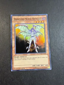 Yugioh Darklord Nurse Reficule DESO-EN048 Super Rare 1st Ed NM - Image 1