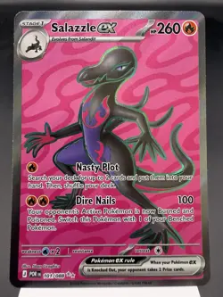 Salazzle ex 101/088 - Full Art Holo - Perfect Order Pokemon Card MINT - Image 1