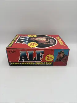 1987 Alf Second Series Vintage Bubble Gum Card Box 48 Packs Topps Original #1 - Image 2