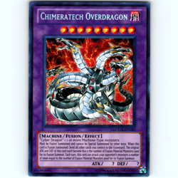 Yugioh Chimeratech Overdragon LCGX-EN183 Secret Rare Holo - NM 💎 - Image 1