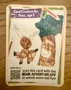 Bear Yoyo card Brilliant Bearilliant beasts NEW 4/6 Dawol Card Creators Rare - Image 2