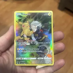 Pokemon TCG Pikachu TG05/TG30 Lost Origin Trainer Gallery Card LP - Image 1