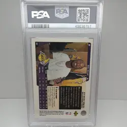 Upper Deck Collector's Choice Kobe Bryant #64 Lakers 1997 PSA 8 Graded Card - Image 2