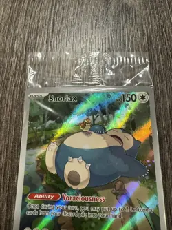 Sealed - Snorlax SVP 051 Scarlet & Violet 151 Black Star Promo Card - Image 3