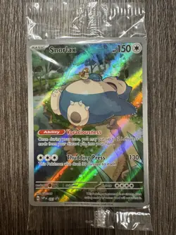 Sealed - Snorlax SVP 051 Scarlet & Violet 151 Black Star Promo Card - Image 4