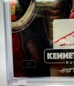 2026 Wild Card Kenneth Walker III AUTO Color Match True 1/1 #DMM2C04-KWA - Image 5