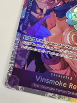 Vinsmoke Reiju Character OP06-069 SR- PRB-01 One Piece Card Game - Image 5